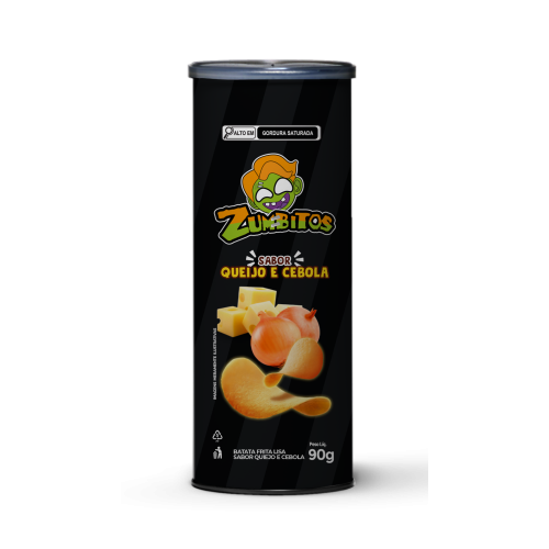 Batata Tubo Zumbitos Queijo e Cebola 90g