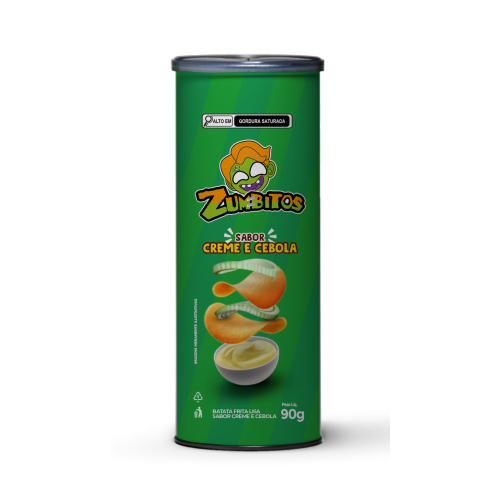 Batata Tubo Zumbitos Creme e Cebola 90g