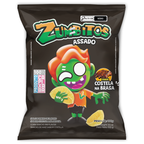 Chips Zumbitos Costela na Brasa 100g