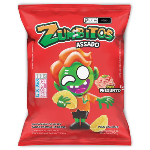 Chips Zumbitos Presunto 100g