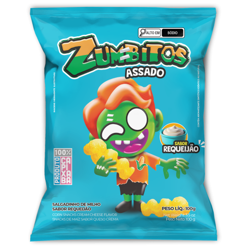 Chips Zumbitos Requeijão 100g