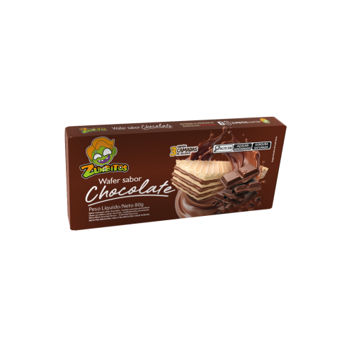 Wafer Zumbitos Chocolate 80g