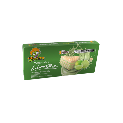 Wafer Zumbitos Limão 80g