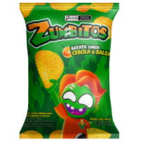Batata Chips Zumbitos Cebola e Salsa 40g
